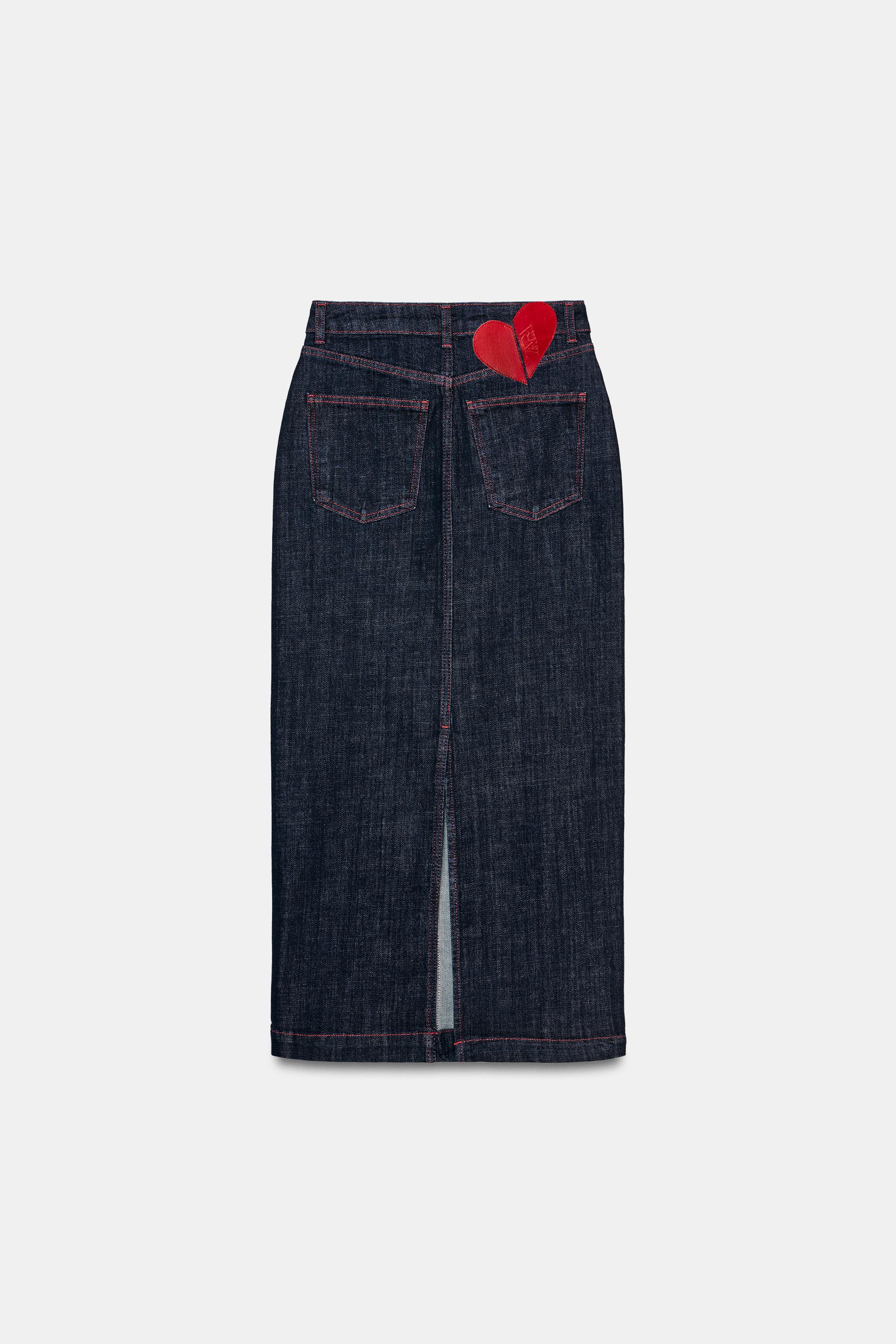 Z1975 DENIM MIDI SKIRT